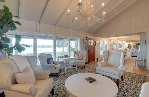 Fernandina Beach House | Secluded Birders Paradise Fishing Dock and Fire Pit