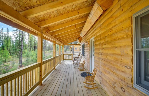 Bigfork House | Secluded Cabin with Mtn Views about 33 Mi to Bigfork!