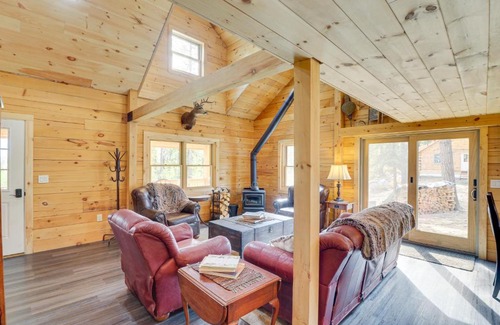 Bigfork House | Secluded Cabin with Mtn Views about 33 Mi to Bigfork!