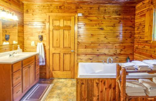 Blandburg House | Secluded Cabin with On-Site Creek and Trails!