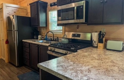 Talisheek Cabin | Secluded cozy tiny cabin on the water with fire pit and private dock