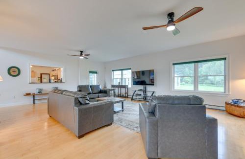 East Calais House | Secluded Family Getaway Near Stowe Deck and Hot Tub
