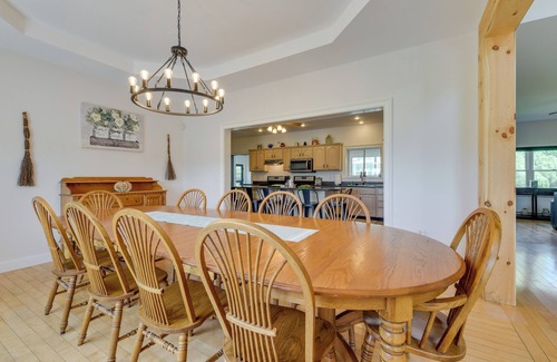 East Calais House | Secluded Family Getaway Near Stowe: Deck & Hot Tub