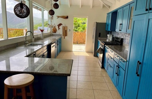 Saint Paul Parish Villa | Secluded Hillside Villa Boasting Panoramic Harbour Vistas