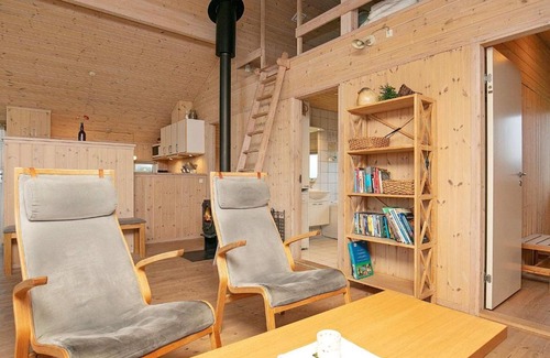 Lodbjerg Hede House | Secluded Holiday Home in Ringk bing with Terrace