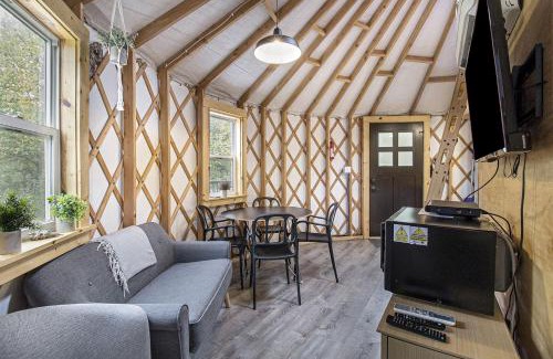 Sears Other | Secluded Off-Grid Yurt with Forest Views Near Trails in Sears, Michigan