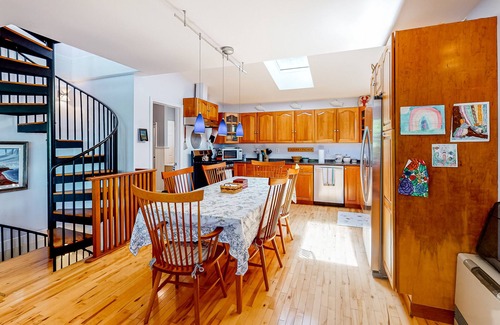 Phippsburg House | Secluded waterfront home with firepit, gas grill, kayaks, dock, balcony, & patio