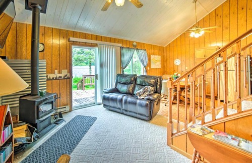 Watersmeet House | Secluded Woodsy Watersmeet Cabin with Fire Pit!