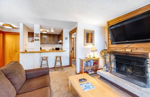 Tahoe Woods Condo | Second-Level Condo w/Free WiFi, Wood Fireplace, Shared Outdoor Pool, & Views