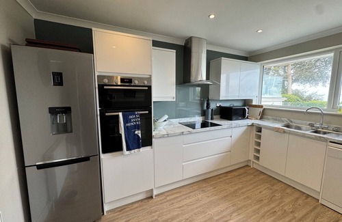 Seaview House | Seefeld contemporary holiday home, large balcony, garden and gorgeous sea views