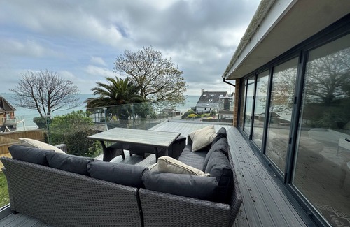 Seaview House | Seefeld contemporary holiday home, large balcony, garden and gorgeous sea views