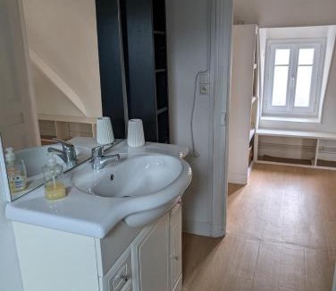 Centre Ville Rive Gauche Apartment | Seine-Front Apt in Stone House with parking and garden, Lacroix Island