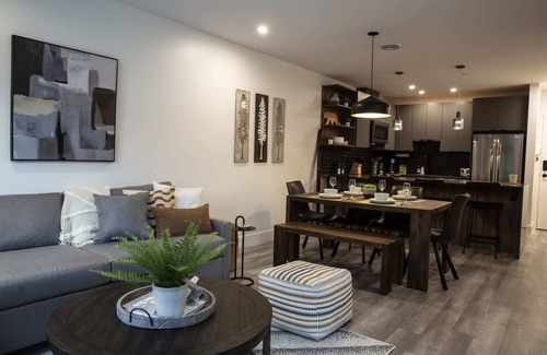 Revelstoke Apartment | Selkirk Staytion - Stylish Condo with Hot Tub