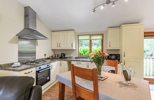 Allithwaite Ski Chalet | Semi-detached deluxe lodge offering the perfect romantic retreat.