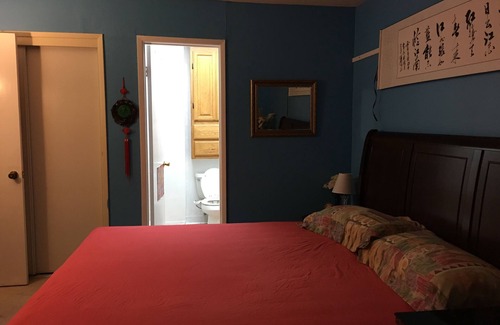 Pleasanton House | Separated Master bedroom with privacy