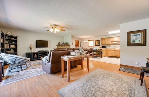 Squires House | Serene Ava Countryside Home w/Deck & Fire Pit