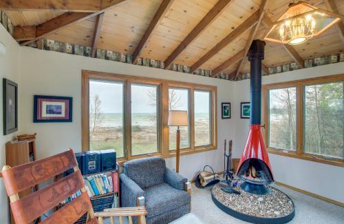 Baileys Harbor House | Serene Lakefront Baileys Harbor Home with Deck!