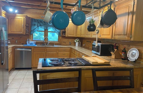 Camden House | Serene Riverfront Retreat near Historic Camden Sleeps 9 with RV Hookup, WiFi, AC