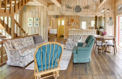 Falls Village House | Serene Salisbury Rental Home on 26 Acres w/Deck!