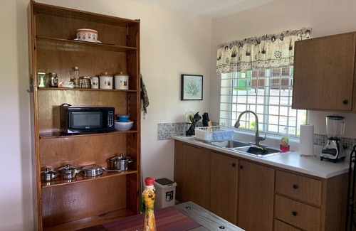 Constant Spring Apartment | "Serenity". Peaceful work-friendly, self-contained suite with mountain view.