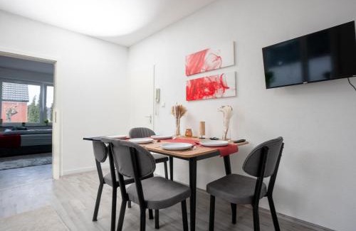 Westerholt Apartment | Serviceroom24 - Apartment 3 in Herten WLAN - Smart-TV - 24-7 Check-in und Küche