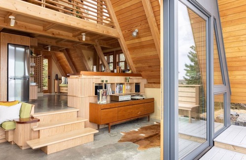 LaHave Cabin | Shackup A-frame— Private Hot Tub & Beach Access
