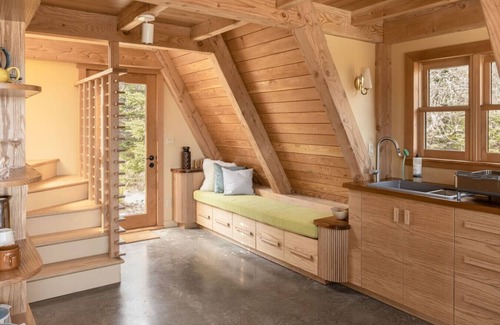 LaHave Cabin | Shackup A-frame— Private Hot Tub & Beach Access
