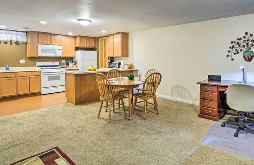 Northeast Park Hill Apartment | Shared Patio & Fire Pit: Denver Apartment