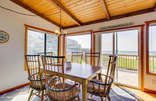 Cape Meares House | Shoreline Cottage Oceanfront Vacation Rental