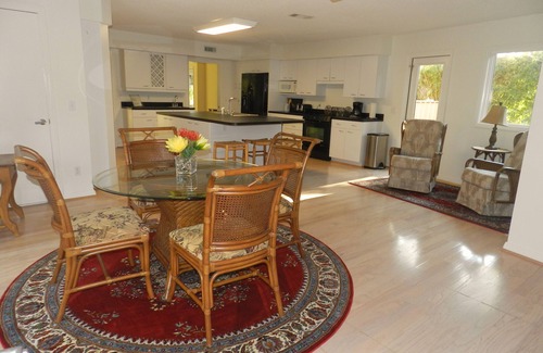 Oceanside House | Short walk to beach, pool in full sun, golf view, bright open home, Pet Friendly