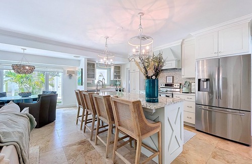 Siesta Key Village House | Siesta Key Oasis-Spectacular with heated pool/spa and steps to beach and Village