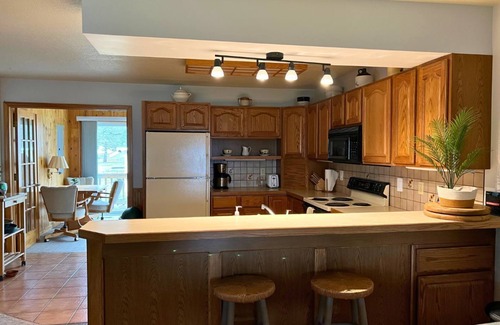 Mears House | Silver Lake Dunes Cottage with partial lake view