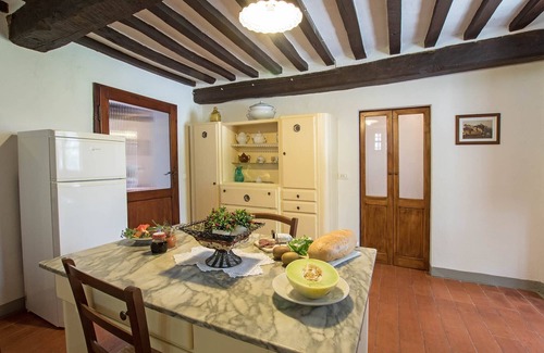 Casorbica-Salcotto Villa | Silvestro, 3 bedroom converted church villa with pool in vineyard 3K to Cortona