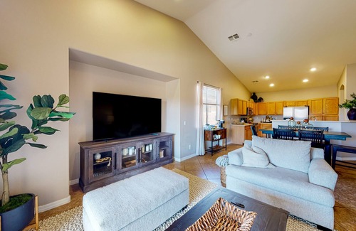 Coldwater Springs House | Single-level home with private pool, golf course views, pool table, & W/D
