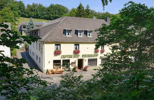 Steinfeld House | Single room shower/WC - Urfterhof Hotel