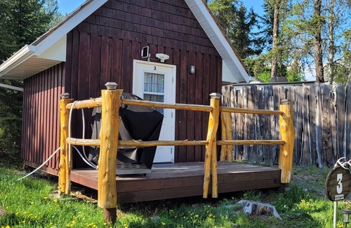 Kenora Cabin | Site 03 Hunter Glamping Bunkie on Small Urban Farm