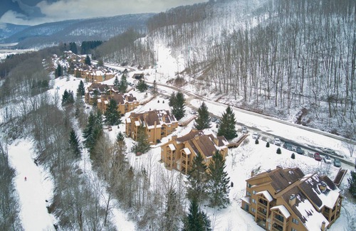 Great Valley Apartment | Ski-in/out & Golf Condo w/A/C at Holiday Valley!