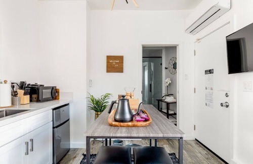 Ladera Heights Apartment | Sleek Luxury Studio with Patio, LAX & Beach Access