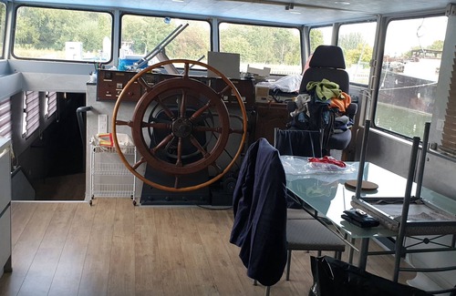 Brouckerque Boat Rental | Sleep on the water - 150 m² boat with private terrace - Peace and nature