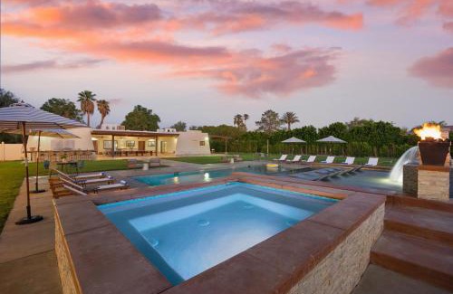 Bermuda Dunes Villa | Sleeps 20 Architectural Mansion w Pool Indoor Tennis Court Game Room Starlight Estate by AvantStay