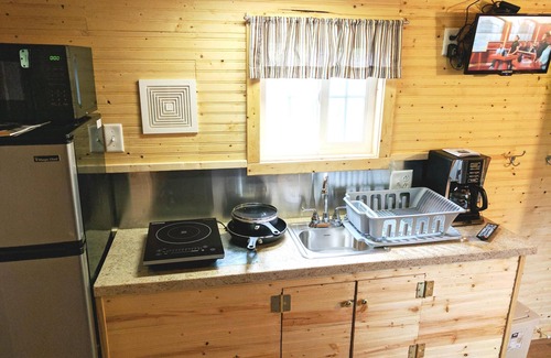 Lansing Hotel | Sleeps up to 2, electric, water, kitchenette, full bathroom, air conditioned/heated