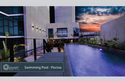 Mata Redonda Apartment | @SmartMobilis Luxury Penthouse Long Stays,Medical Tourism,Balconies,Pool & Gym