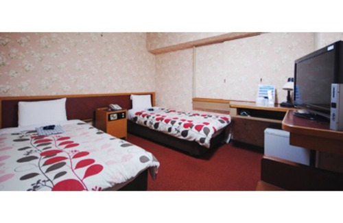 Kitakyushu Hotel | Smoking Twin room without meals Parking lot fi/Kitakyushu Fukuoka