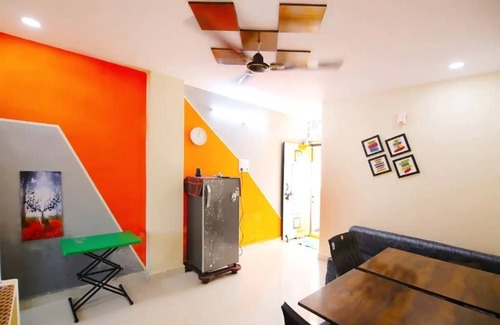 Begumpet Condo | SN302 - Complete 2BHK with Kitchen, AC, TV, Sofa