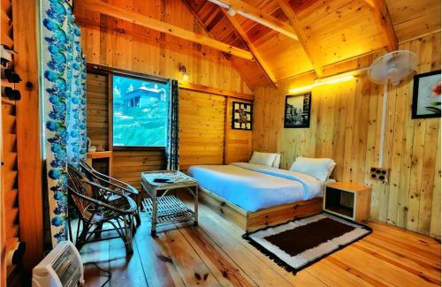 Sasaram Hotel | Sneha Cottage, Tirthan Valley - #riverside #premium room #cafe #comfortable stay #garden with fireplace #property of the year