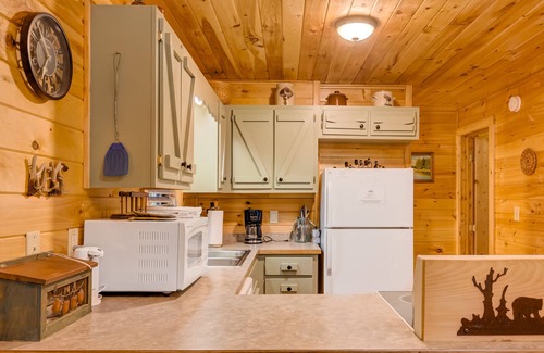 Williamstown Cabin | Snowbird-friendly log cabin with pool table, darts & private hot tub - dogs OK