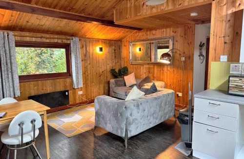 Llanybri Ski Chalet | Snowdrop 14 Hot tub-Woodlandlodges-Tenby-Pendine