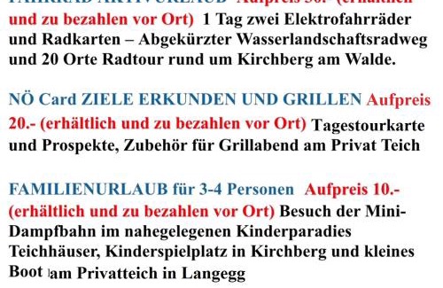 Kirchberg am Walde House | Sommerfrische Waldviertel