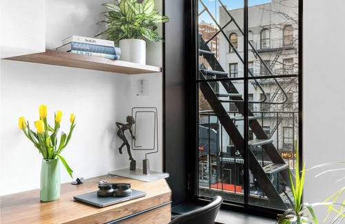 Chelsea Apartment | Sophisticated 1BR with Designer Finishes, Private Deck & AC