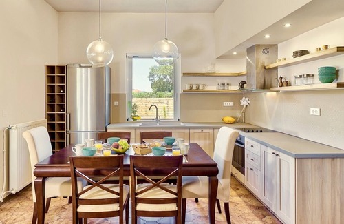 Pigadhakia Villa | Sophisticated Villa with A/C, Extensive Gardens, Private Pool, Close to Beautiful Sandy Beaches